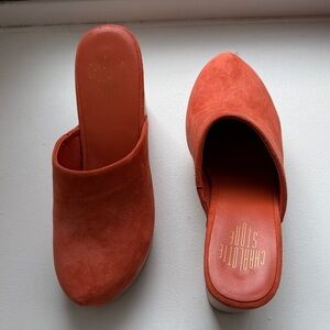 Charlotte Stone Marlo 8 Terracotta clog Mules